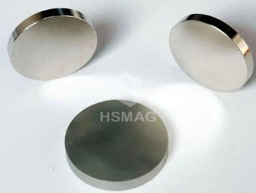Sintered Industrial Disc SmCo Magnet Ni Coating High Temp Resist