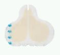 5*10 cm Advanced Hydrocolloid wound dressing with thin border