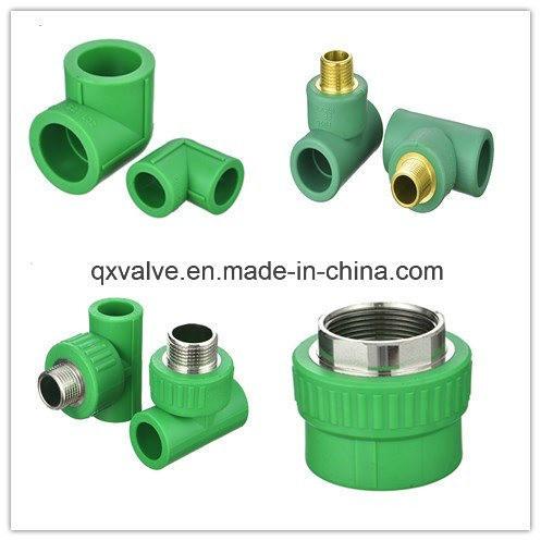 PPR Fittings Series Copper Female Couping Blue Green White Gray with Customizati