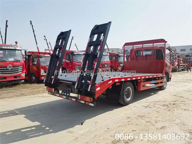 Dongfeng 4x2 Hydraulic Flatbed Tow Truck Large Load 10ton Flatbed Truck