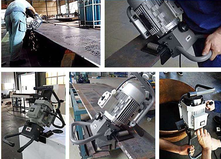 Carbon Steel Portable Plate Beveling Machine Welding Chamfering