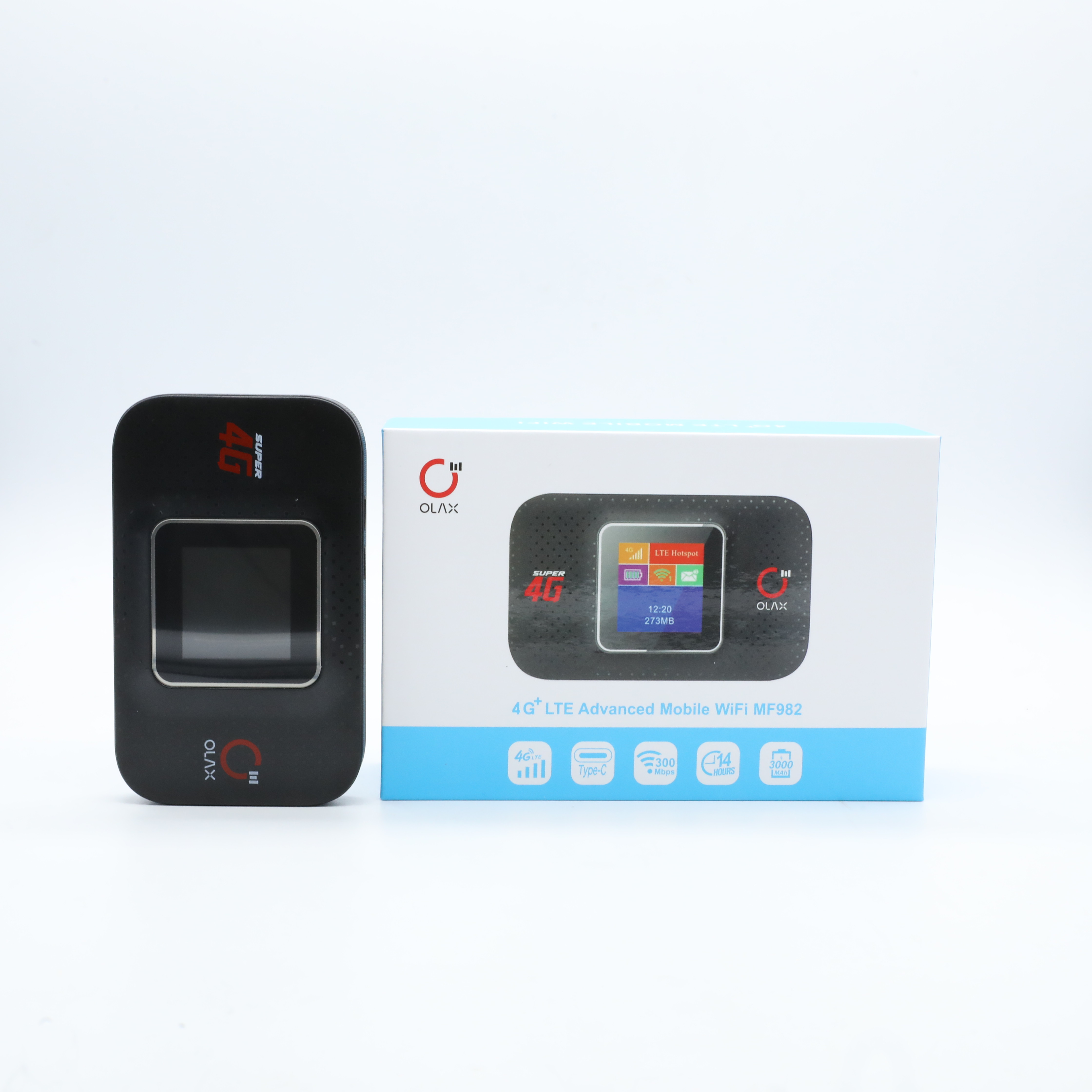 OLAX MF982 Wireless Pocket Wifi Mobile 4G Router with LAN Port 3000m Battery 4G LTE Modem portable router with sim card