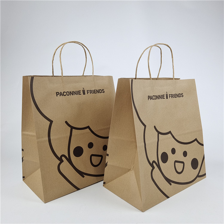 Quality Assurance Customized Paper Bags for Shopping with Logo Printing Biodegradable Paper Pouch