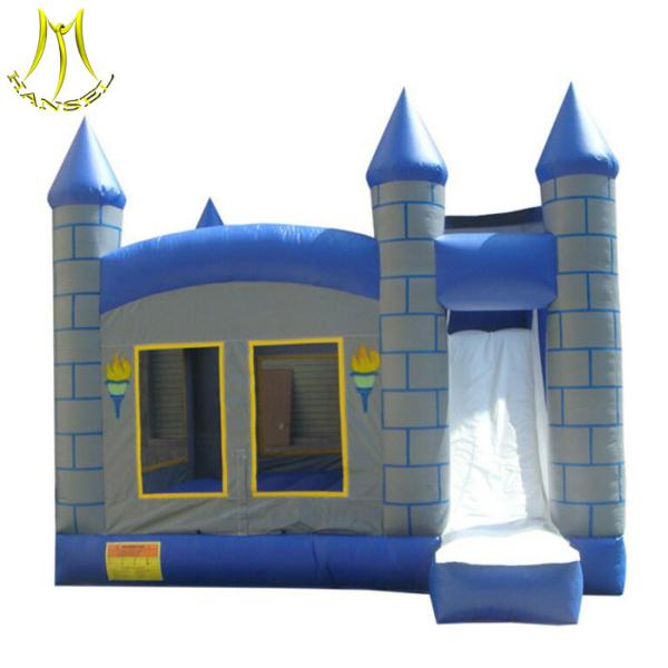 Hansel hot selling inflatable amusement park jumping castle frozen bouncy castle