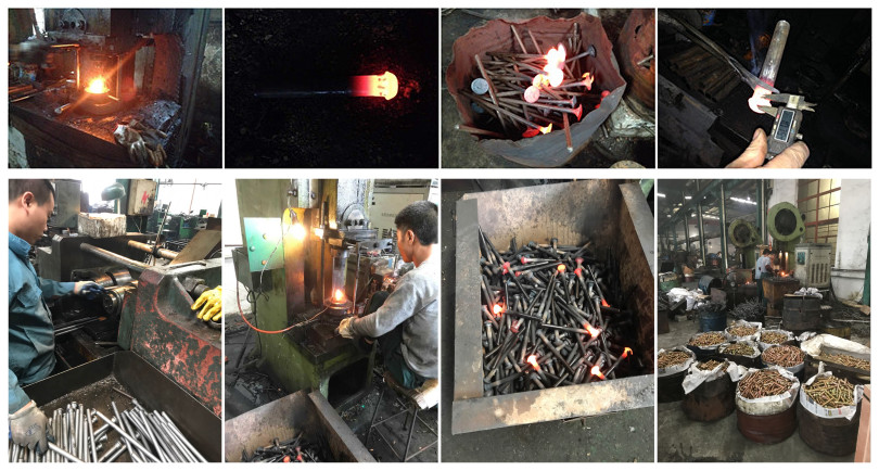 Hot forming factory hot dip galvanized anchor pigtail swivel eye bolt