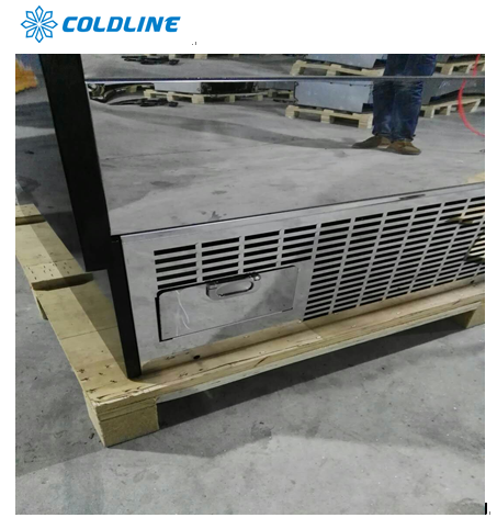 530L Pastry Display Air Curtain Refrigerator 220V 50HZ