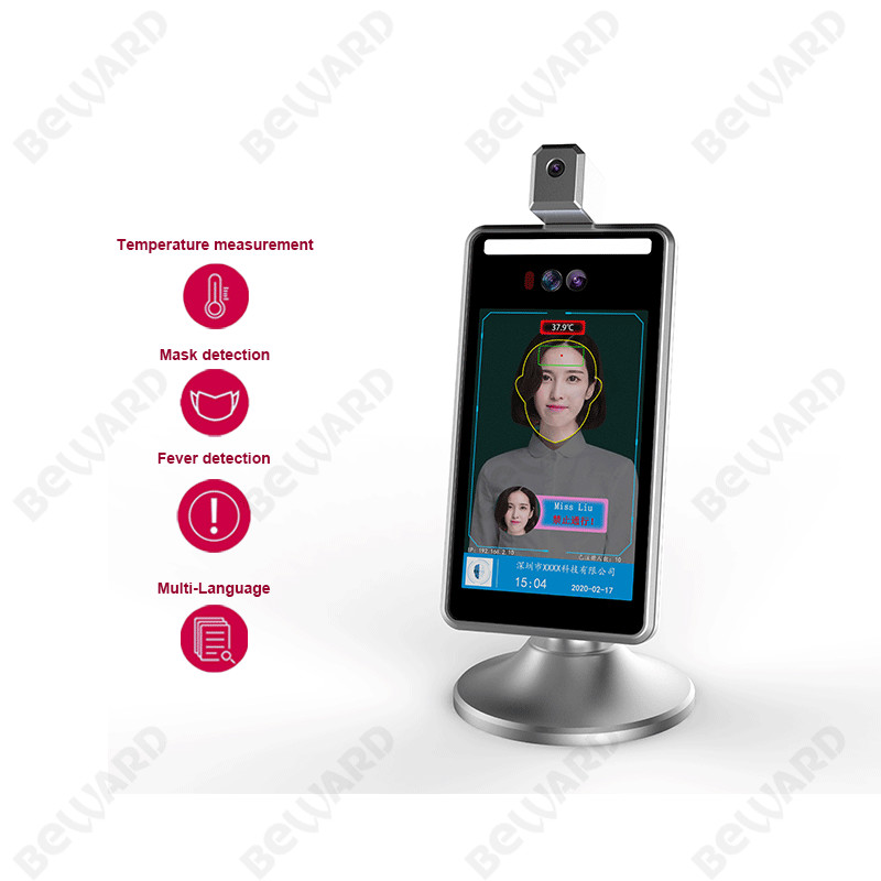 14.4W 400cd/m2 Firmware Body Temperature Scanner Kiosk