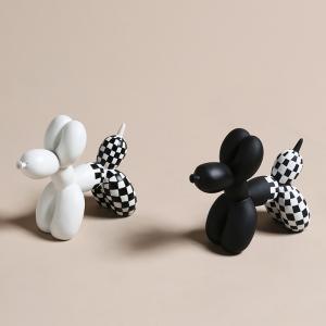  Artistic Creative Balloon Dog Statue , Resin Home Decor Statues Manufactures