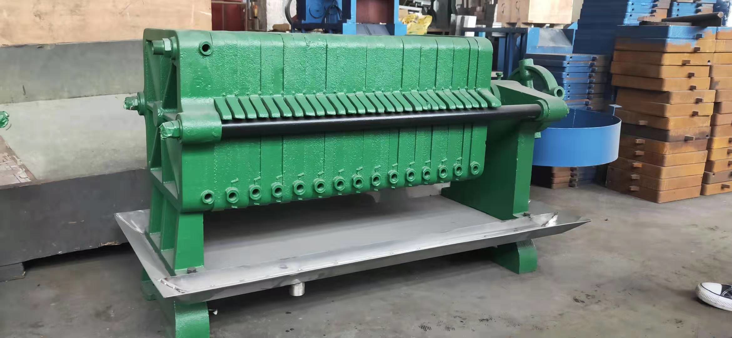 YLB307l 190-250kg/h Decolorization Oil Filter Press Machine With Motor Electronic Control System