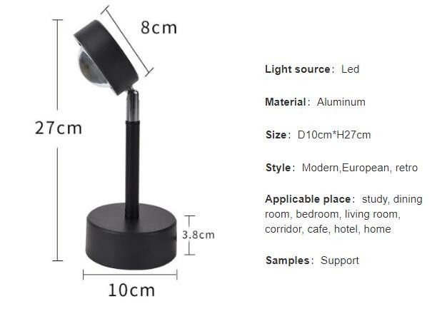 Colorful Atmosphere Other LED Lights Sunset Red For Bedroom