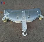 Four Sheaves Combined Fiber Optic Stringing Blocks Rope Pulley Block OPGW