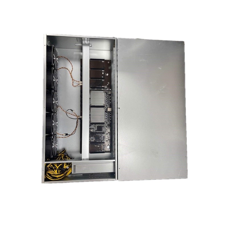 Rx580 590 3070 8 GPU Mining Case Aluminum Mining Rig Frame 3080 Gpu Server