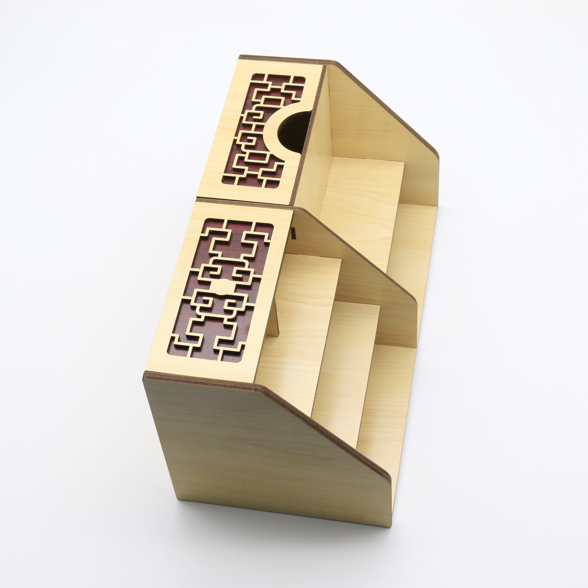 Wholesale Wood Products - Exquisite Desktop Storage Box Plywood Veneer, Plywood Wooden Box Antique Box