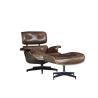 Buy cheap Industrial Retro Vintage Leather Eams Leisure Swiviel Chair With Footstool from wholesalers