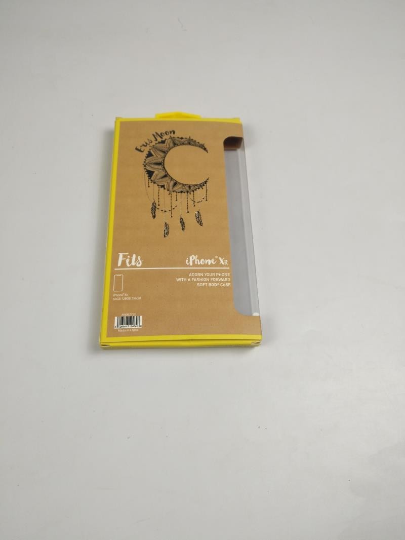 Custom Mobile Phone Case With Window , Folding Color Print Hot Stamp Electronics Packaging Box