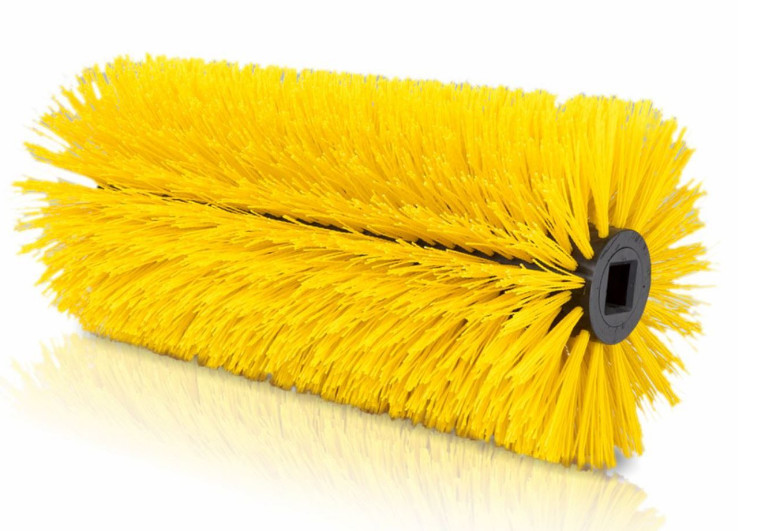 ROSH 1in Hard Plastic Snow Street Sweeping Rollers Brush