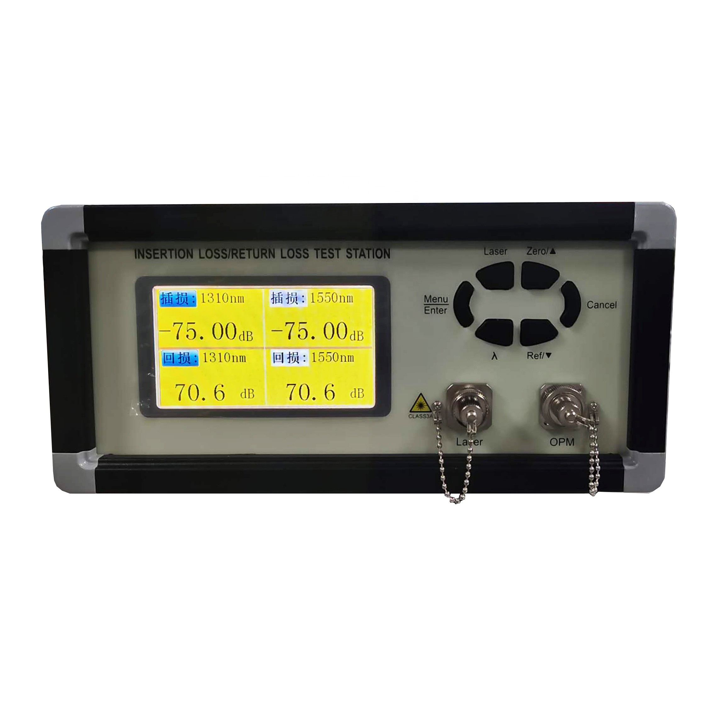 SM And MM Optic Fiber Insertion Loss Tester High Precision ILRL-6001