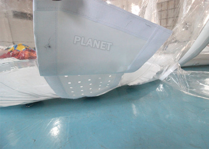 Clear PVC 4m Single Tunnel Inflatable Bubble Tent With Blower
