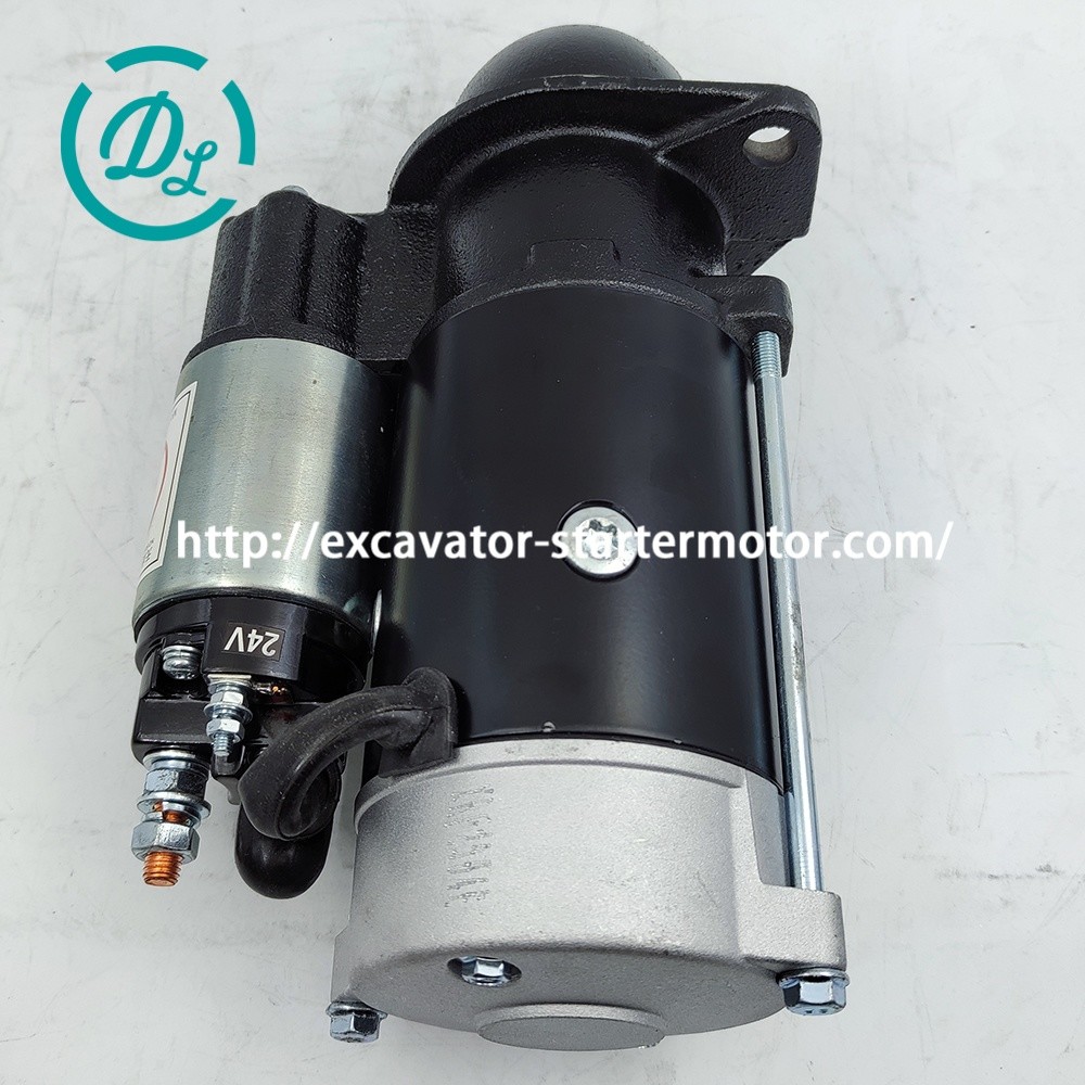 Excavator Starter Motor QDJ2511B 4102 4D35 4105 24V DC 9 Teeth