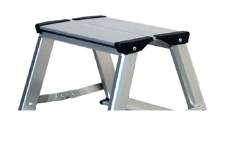 2 - Step Aluminum Folding Step Stool Space Saving Easy To Store