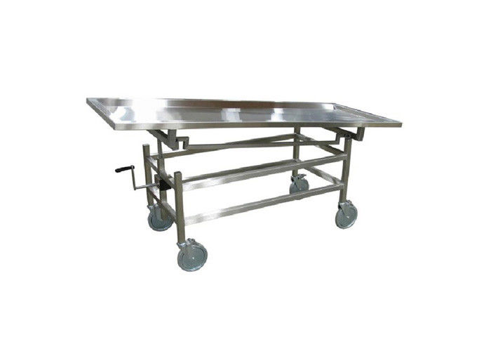 Corpse Mortuary Refrigeration Units Stainless Steel Mortuary Body Lifter