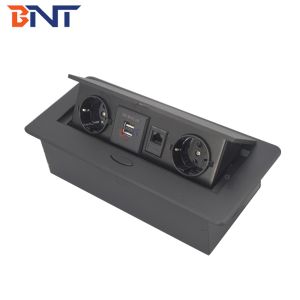 Conference power data solution office table mounted pop up outlet with usb