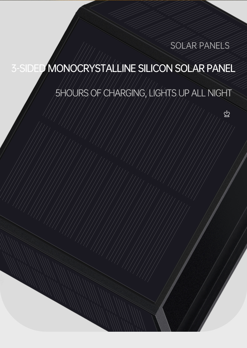 Dusk to Dawn 3.7V 1300mAh Wall Mounted Solar Light Up And Down outdoor lamp