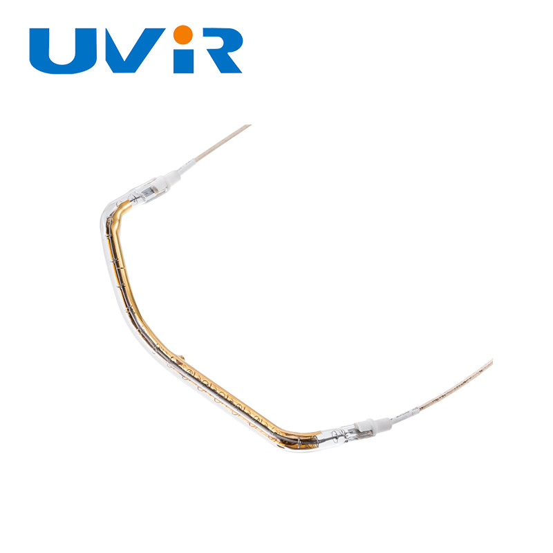 Contour Emitter 3D Infrared Heating Element Tube With Gold Plated Reflective Layer