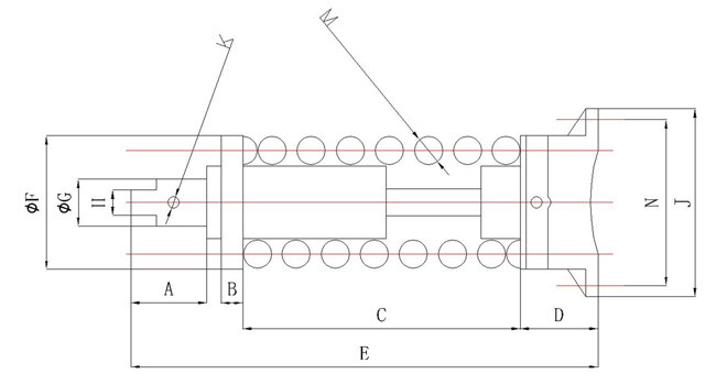 Excavator And Bulldozer Spareparts Durable Track Adjuster Cylinder