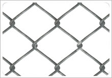 4meter Width 25mm 0.50m/Roll Chain Link Fences For Protection