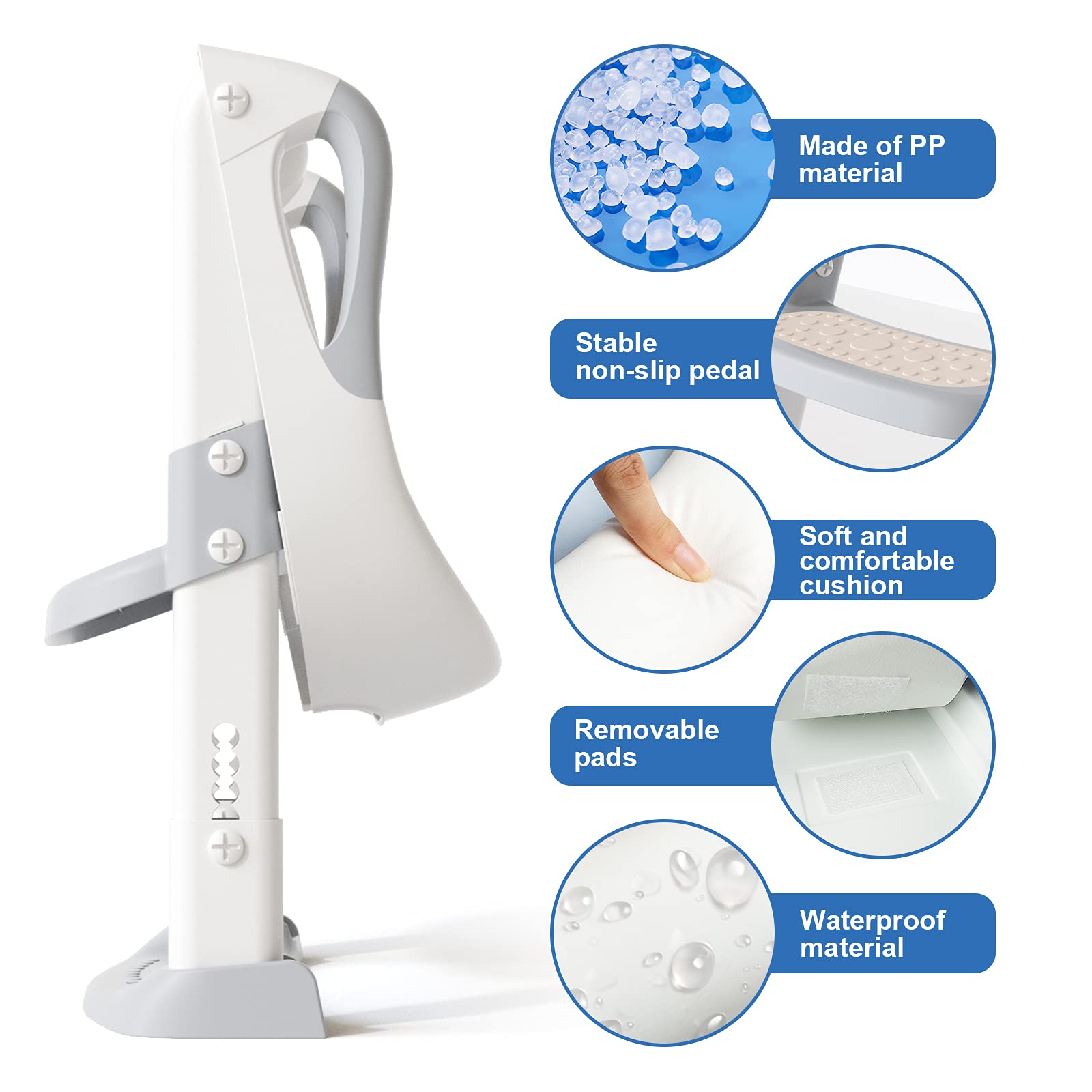 Luxury Toddler Potty Ladder Toilet Seat Ergonomic