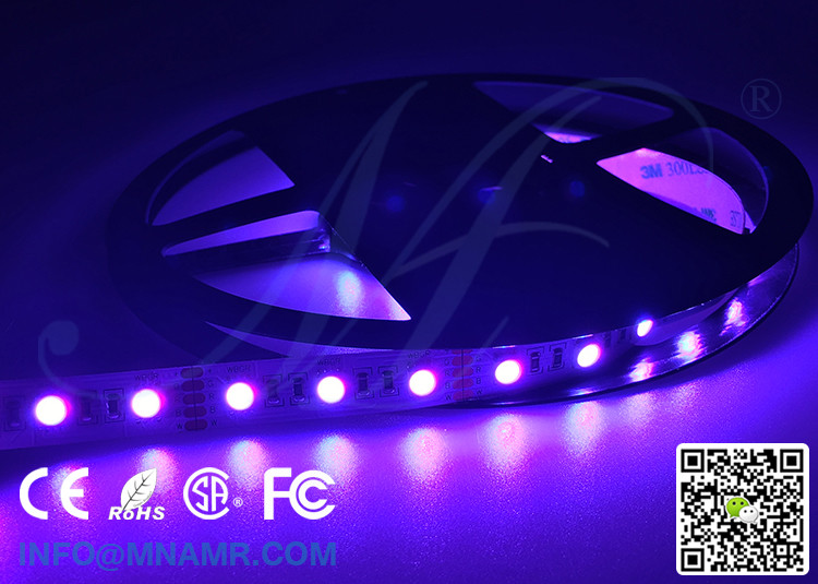 CE RoHS Approved RGBW LED Light Strips 15W 12V 24V Constant Current Showcase Lighting