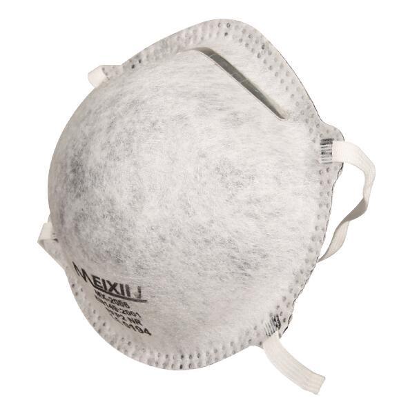 Single Use 4 Plys Safety Breathing Mask , Particulate Respirator Mask Conical