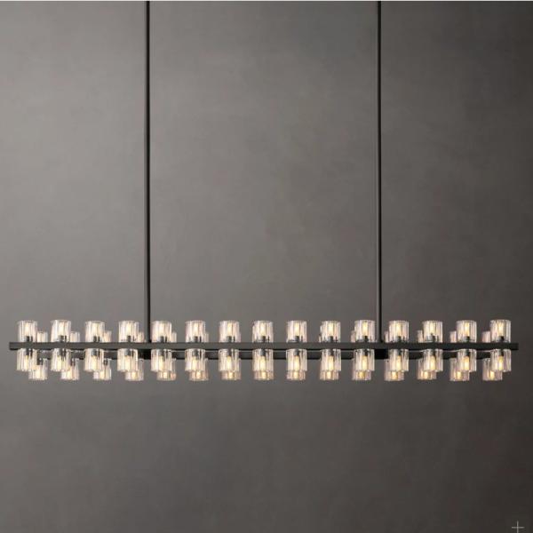 Customizable D 137CM Luxury Crystal Hanging Light for Bedroom Living Room Modern