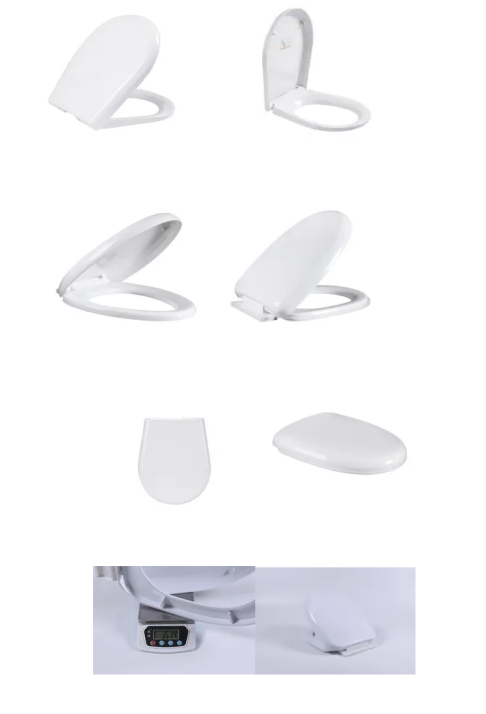 Modern Design White Heated Soft Close Toilet Seat With Quick Release Round Shape