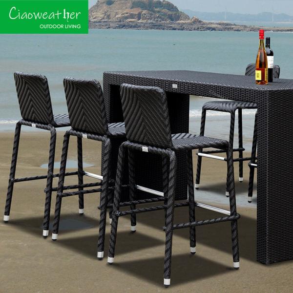 NO Folded Leisure Garden Bar Table and Modern Design All Weather Durable Outdoor