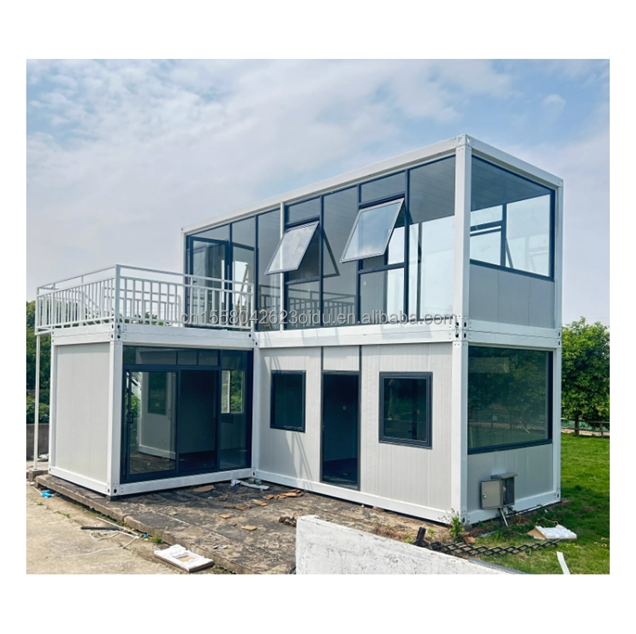 Galvanized Steel Square Tubes Customizable Prefabricated Container for Family Living or Office Combination Solution