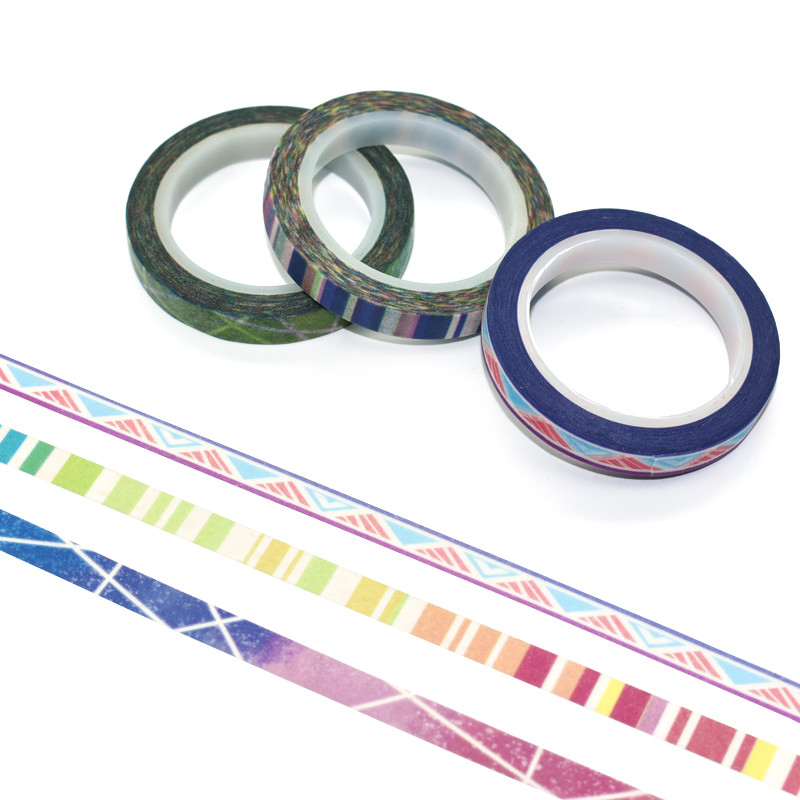 Wholesale Colorful Printing Acrylic Tape Decorative Custom Washi Tape Suppliers