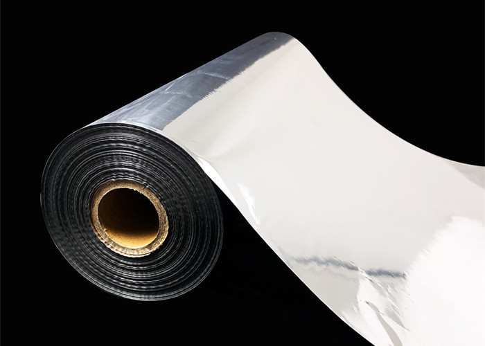 High-strength tear-resistant metallization hot-pressed composite film (gold and silver two-color aluminum-based PET coil)