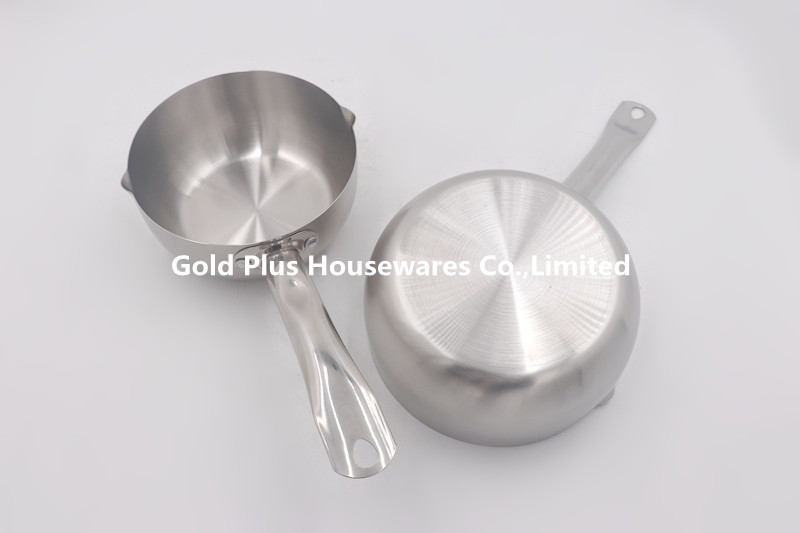 18cm Stainless Steel Soup Pot Single Handle Coffee Warmer Milk Pitcher
