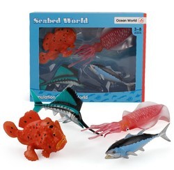 OEM factory custom Simulation Sea Life Animals Model Kit Action Figures