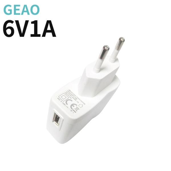 OEM / ODM 6V 1A Eu USB Wall Charger Portable For Smartphones