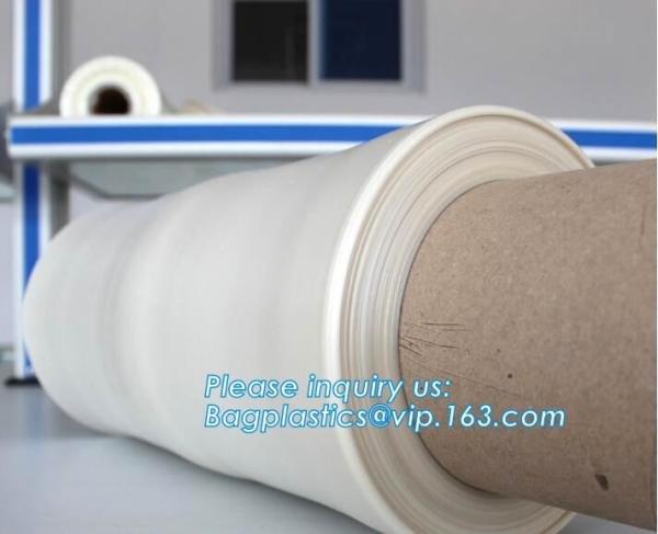 100% PVA of embossed pvc film, soluble pva film transparent biodegradable film,