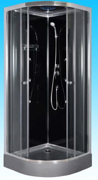 Comfort Quadrant Shower Cabin , 900x900x2200mm Curved Shower Stall Free Standing