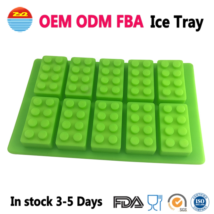 Wholesale Silicone Flexible Rubber Ice Cube Trays