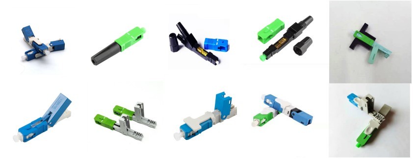 Good Stability Fiber Optic Connectors , UPC Fiber Connector For FTTH Drop Cable