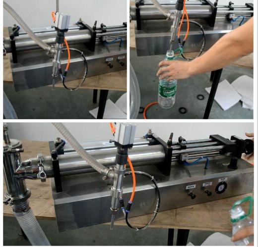 Quality 304 Stainless Steel Semi Automatic Bottling Machine Easy To Operate for sale