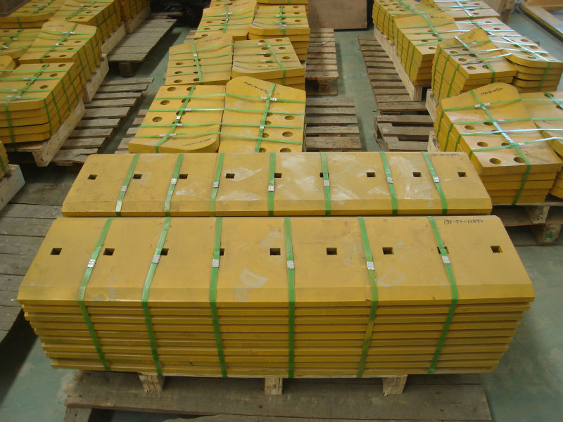 High Hardness Bulldozer Cutting Edges End Bits With Surface Hardness HRC45 For D10 Dozer