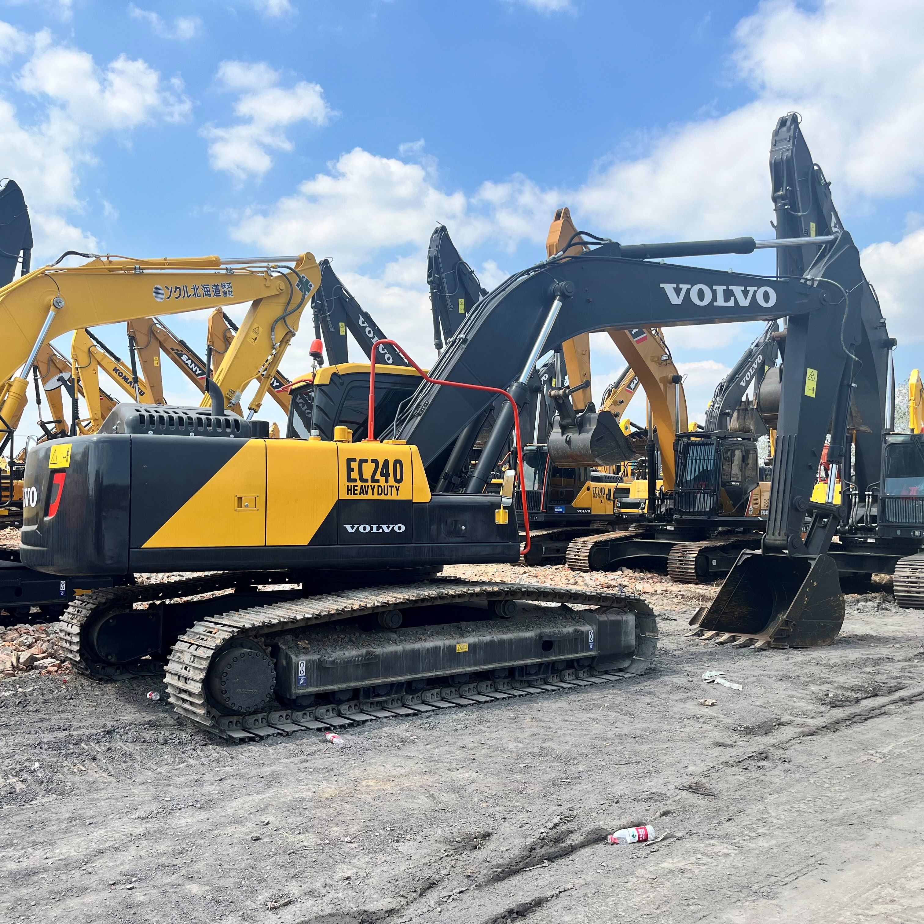 Used Volvo 240 Crawler Excavators Secondhand 24 Ton Excavator