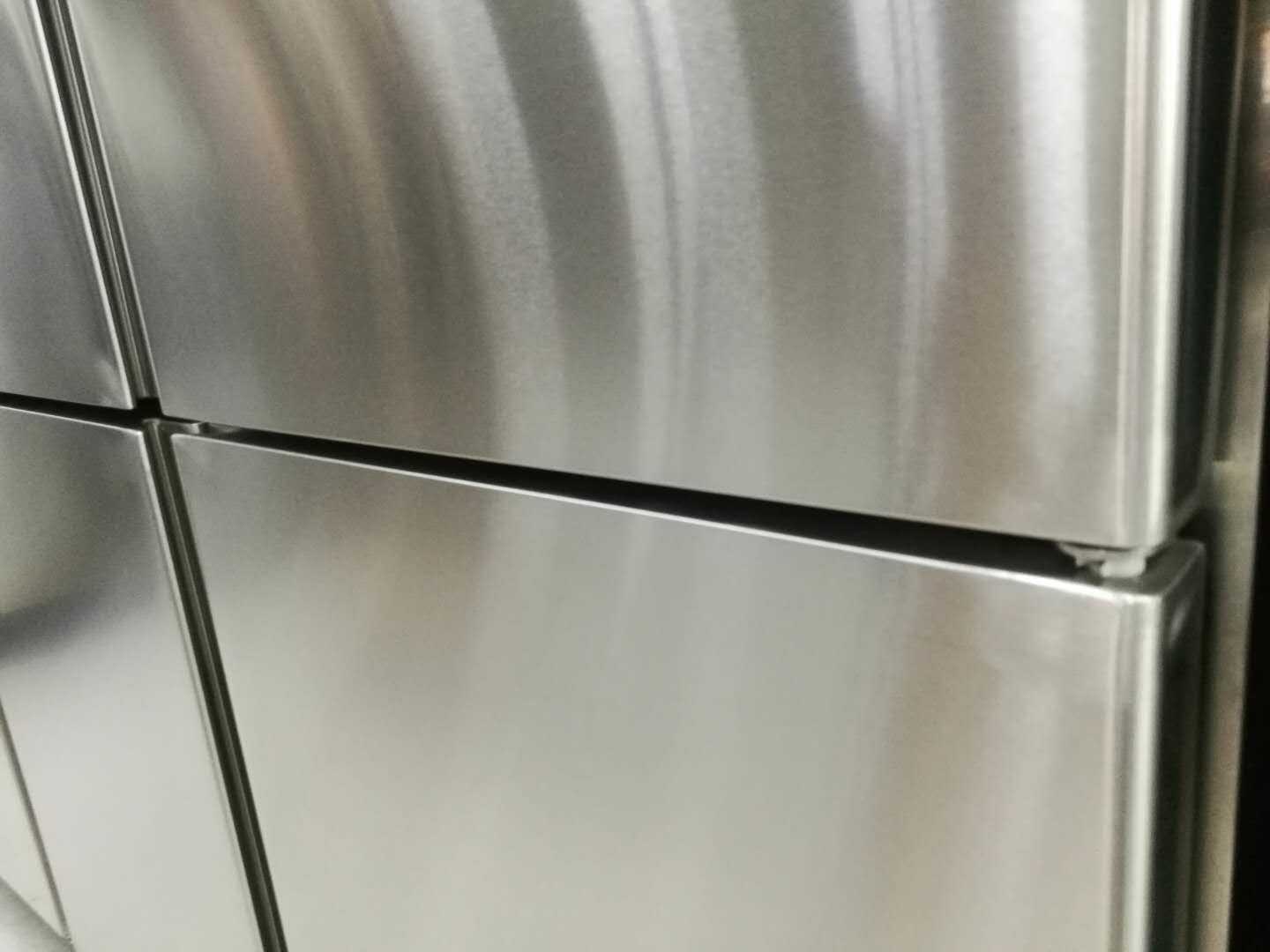Stainless Steel 4 Door Commercial Refrigerator Freezer With 1.0m³ Capacity